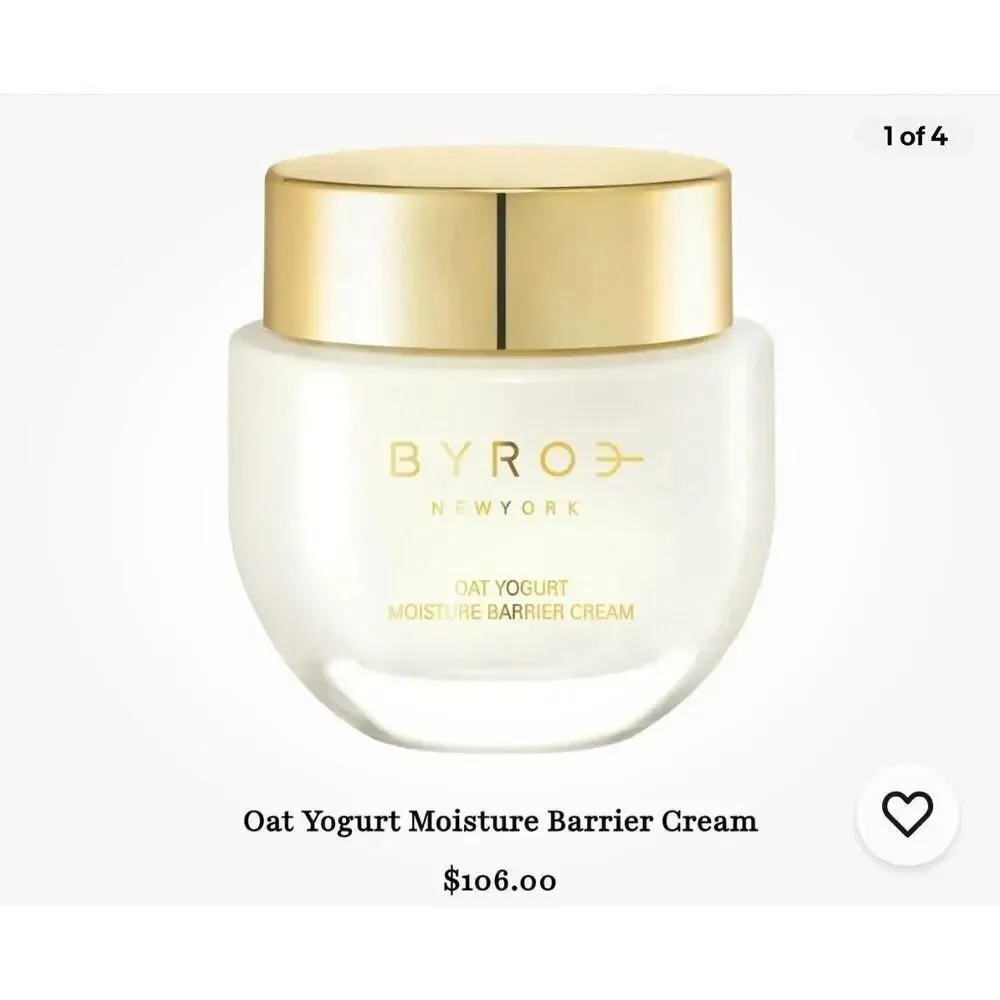 Byroe Oat Yogurt Moisture Barrier Cream 1.69 0z NIB